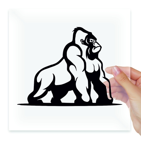 Наклейка Большая обезьяна Конг Gorilla Горилла