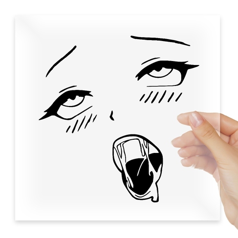 Наклейка Anime Drool Face
