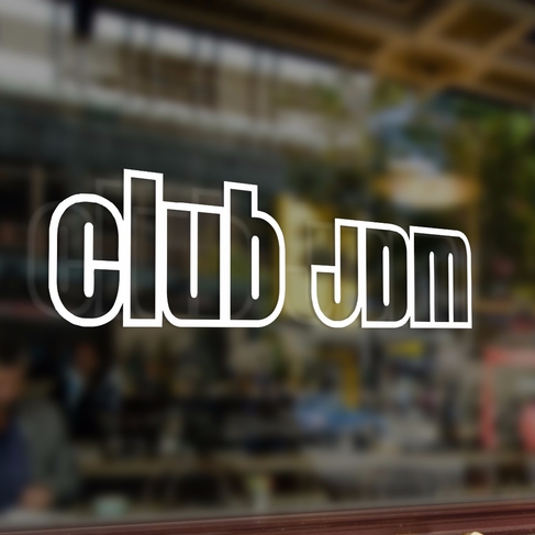 Наклейка Club JDM