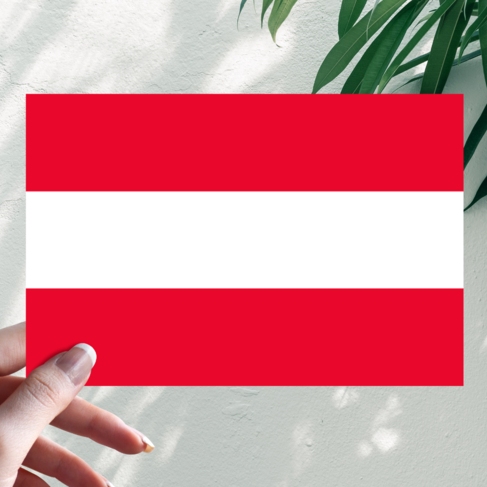 Наклейка Флаг Австрии