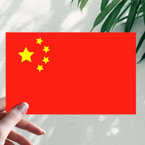 Наклейка Флаг Китая