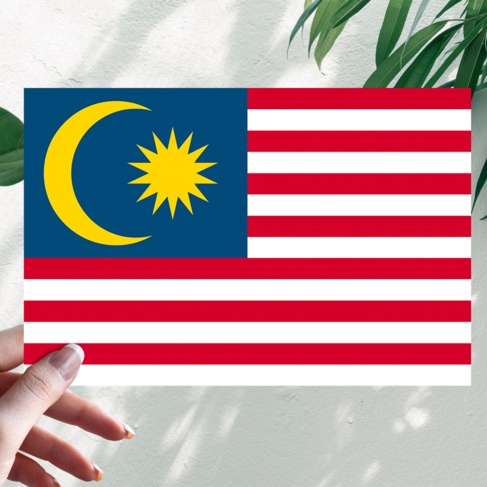 Наклейка Флаг Малайзии