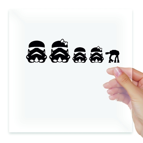 Наклейка Stick Family Star Wars Stormtroopers