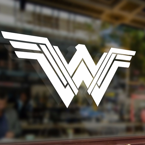 Наклейка Wonder Woman Чудо-женщина logo