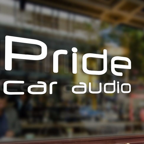 Наклейка pride car audio