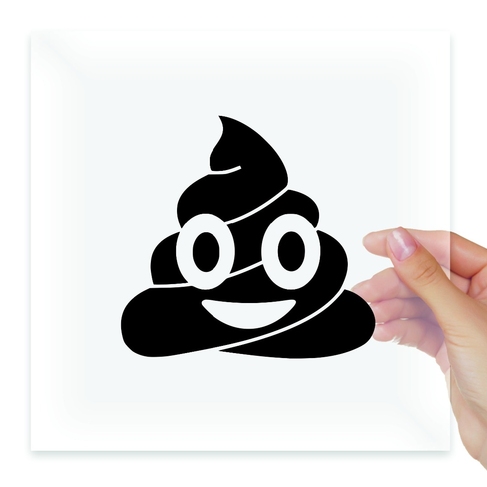 Наклейка Эмоджи какаха какашка Poo Emoji