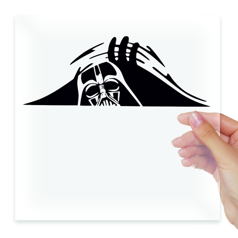 Наклейка Выглядывающий Дарт Вейдер Darth Vader