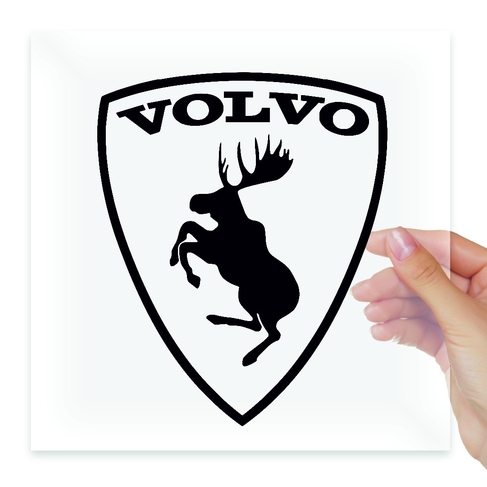 Наклейка Volvo logo лось Вольво