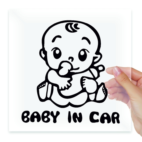 Наклейка Baby in car