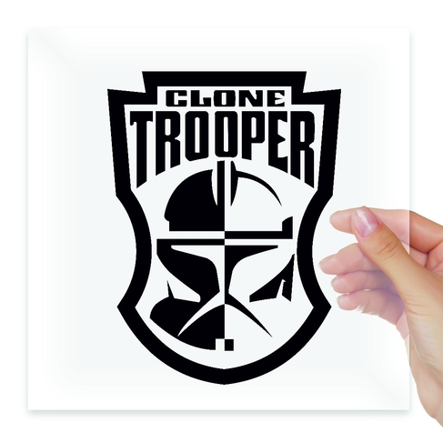 Наклейка Звездные войны Clone Trooper