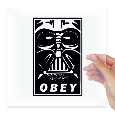Наклейка Darth Vader obey