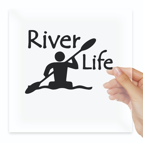 Наклейка River life