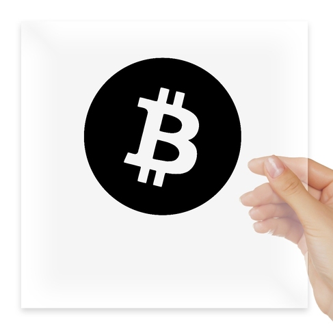 Наклейка Bitcoin