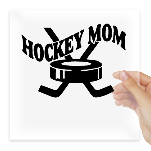 Наклейка Hockey mom