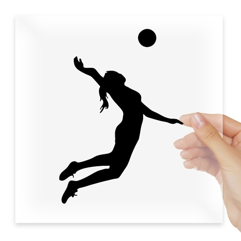 Наклейка Volleyball player female