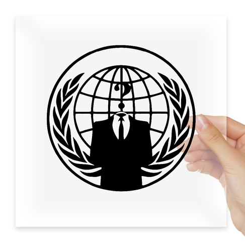 Наклейка Anonymous Emblem Hacker