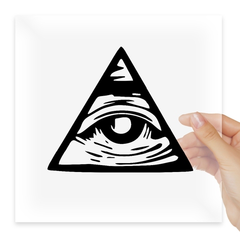 Наклейка Illuminati All Seeing Eye
