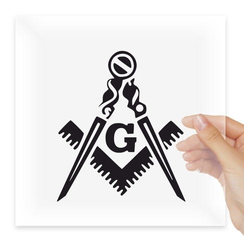 Наклейка Masonic Emblem Массоны
