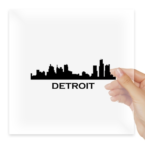 Наклейка Detroit