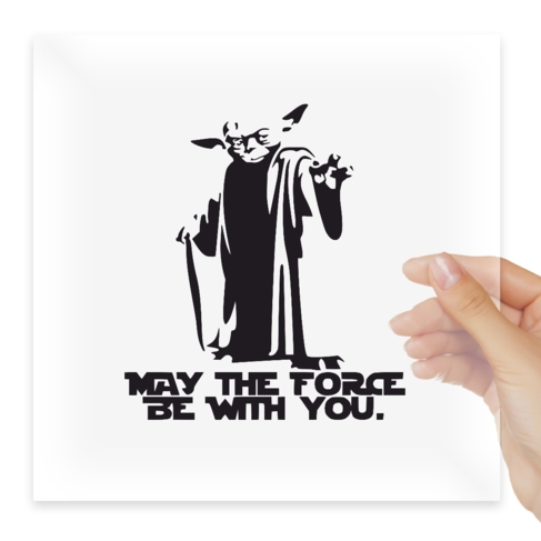 Наклейка Yoda Йода