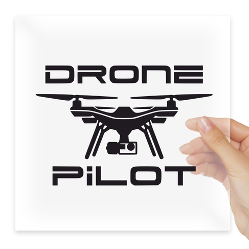 Наклейка Drone Pilote
