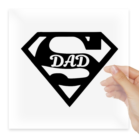 Наклейка Super Dad