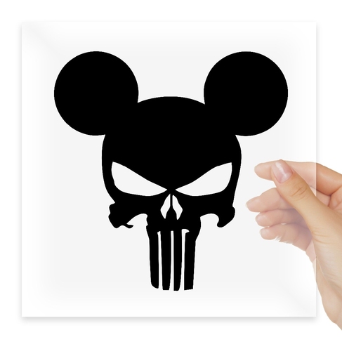 Наклейка Punisher Mickey Mouse
