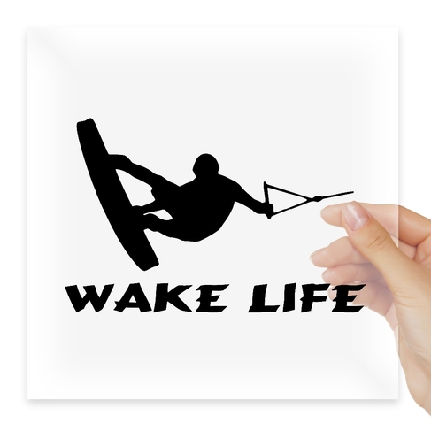 Наклейка Wake Life