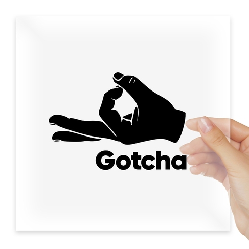 Наклейка Gotcha