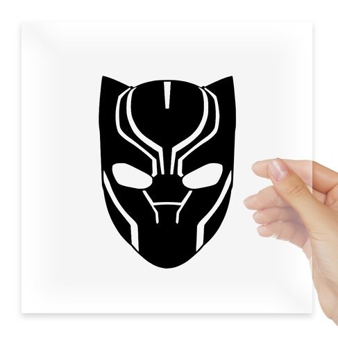 Наклейка Marvel Comics Avengers Black Panther Head