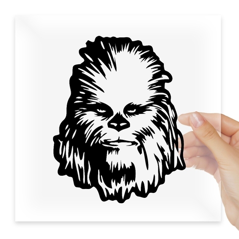 Наклейка Chewbacca Head Star Wars