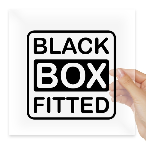 Наклейка BLACK BOX FITTED