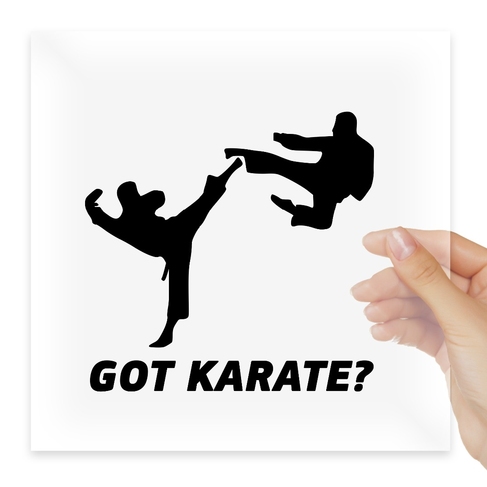 Наклейка Got Karate