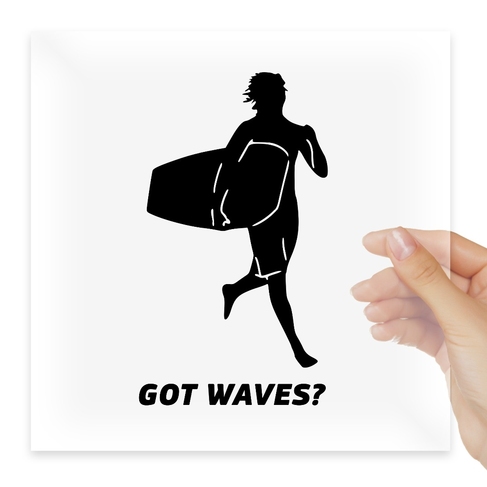 Наклейка Got Waves Surfing