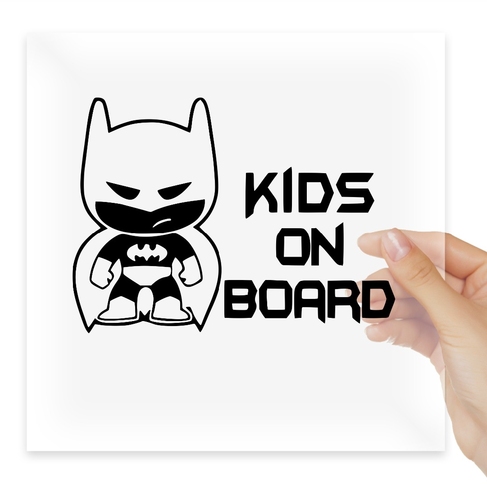 Наклейка Kids on board Batman