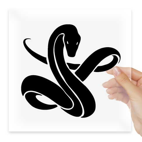 Наклейка Cobra, Serpent, Snake Slithering to Attack