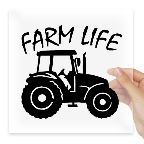 Наклейка FARM LIFE tractor