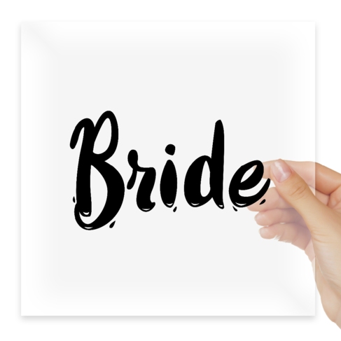 Наклейка Bride