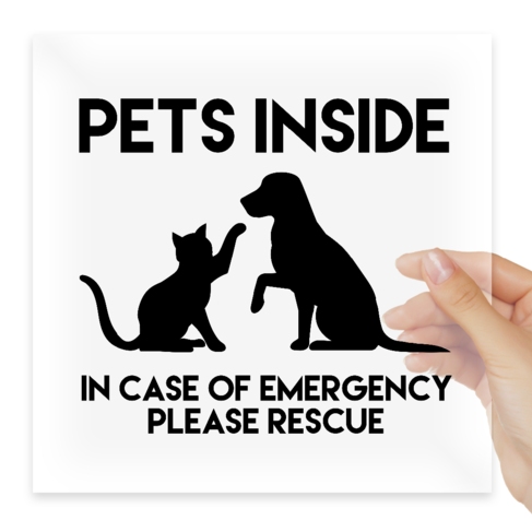 Наклейка Pets Inside