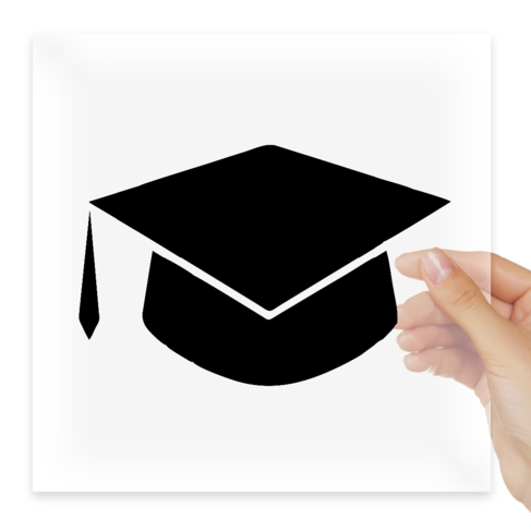 Наклейка Ggraduation cap