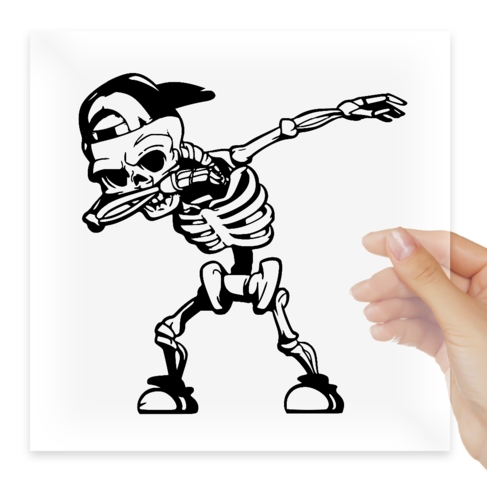 Наклейка Grateful dead dancing skeleton dab
