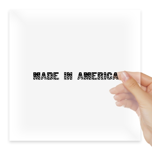 Наклейка Made in America