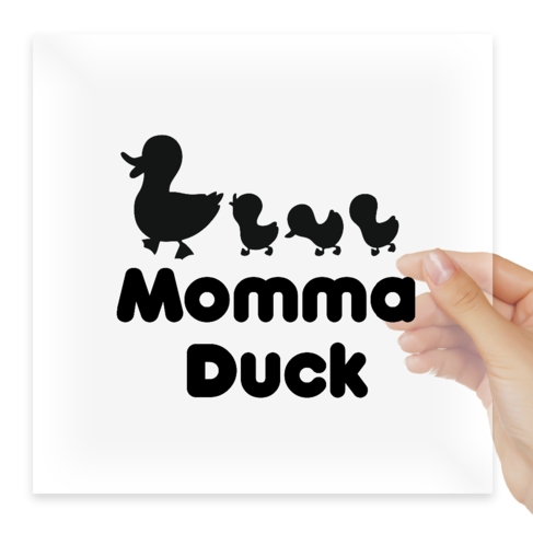Наклейка Momma Duck