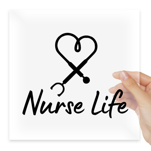 Наклейка Nurse Life