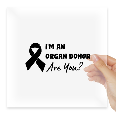 Наклейка Organ donor