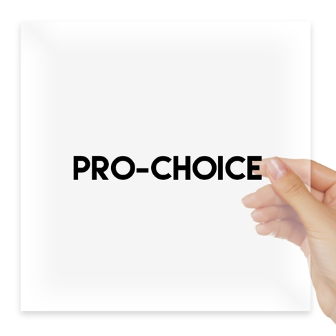 Наклейка Pro choice