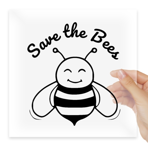 Наклейка Save the bees