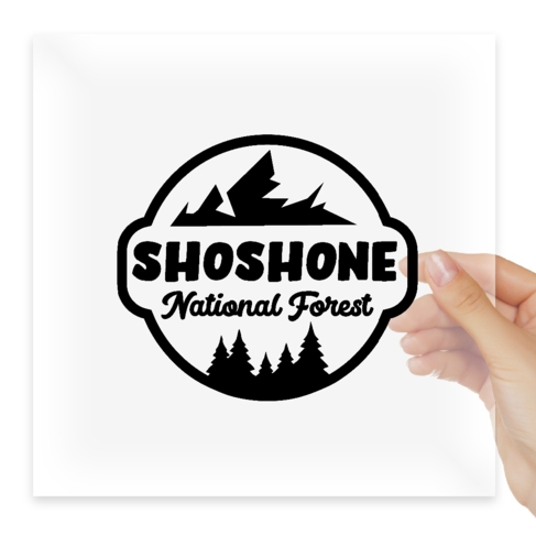 Наклейка Shoshone National Forest