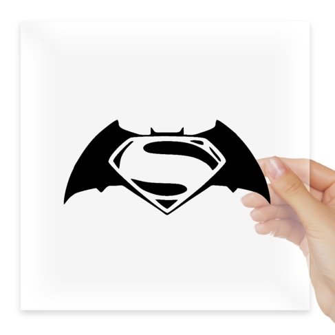 Наклейка BATMAN VS SUPERMAN Logo