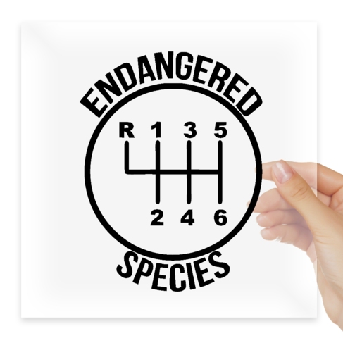 Наклейка 6 Speed Gear - Endangered Species
